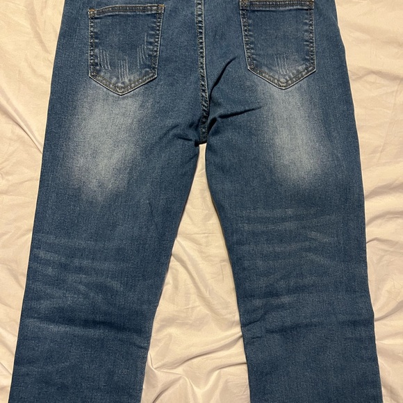 EUC Denim jeans (no brand name). Size Large. - Picture 8 of 14